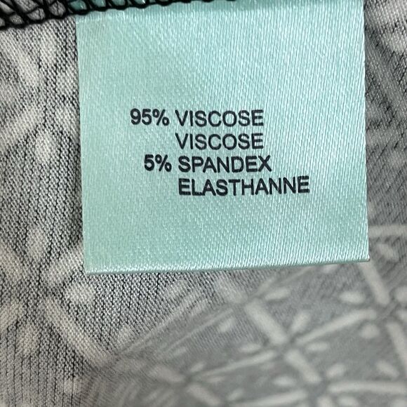 Louie Lucie Dress Womens Small Midi Fit and Flare Geometric Office Retro Belted - Picture 7 of 15